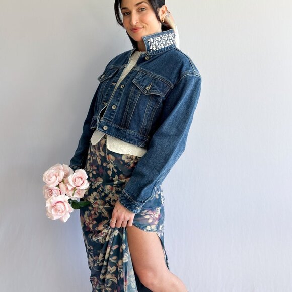 J'adore Jean Jacket Dark Wash Denim - Picture 7 of 16